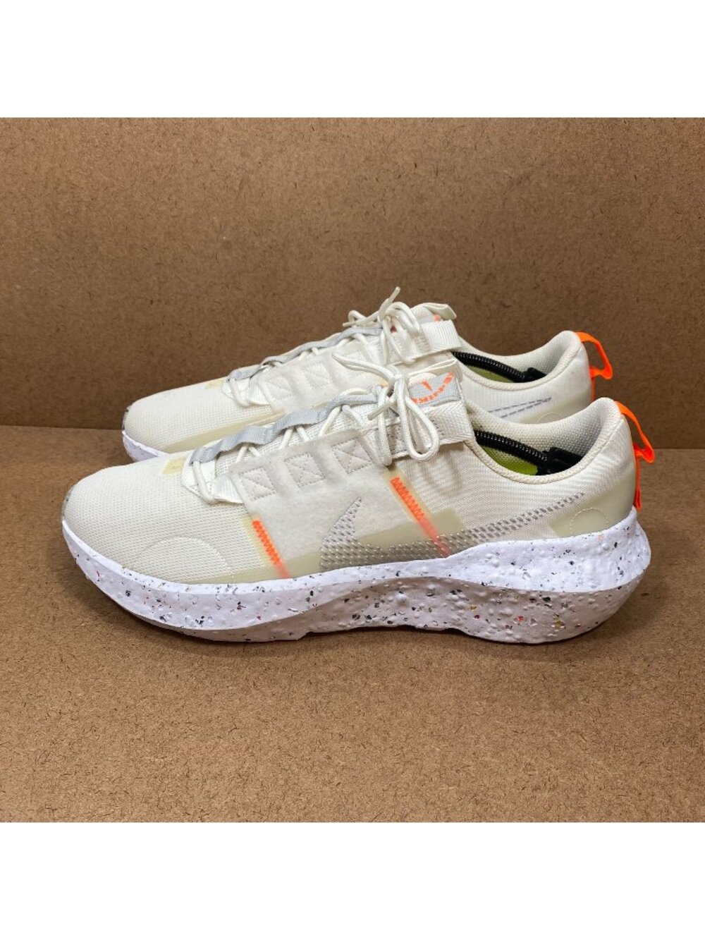 Nike Mens Crater Impact Summit White/Grey Fog Running Sneakers Size 15 Athletic